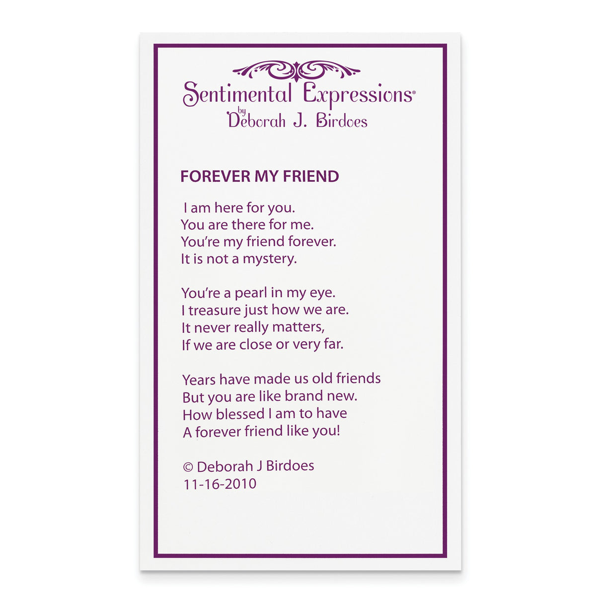 CZ and FW Cultured Pearl My Friend 18in Heart Necklace Charm Pendant in Real 925 Sterling Silver