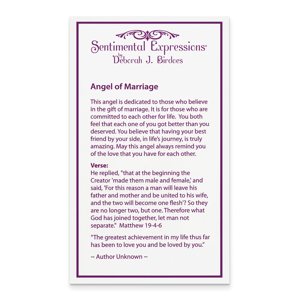 CZ Angel Of Marriage 18in. Necklace Charm Pendant in Real 925 Sterling Silver