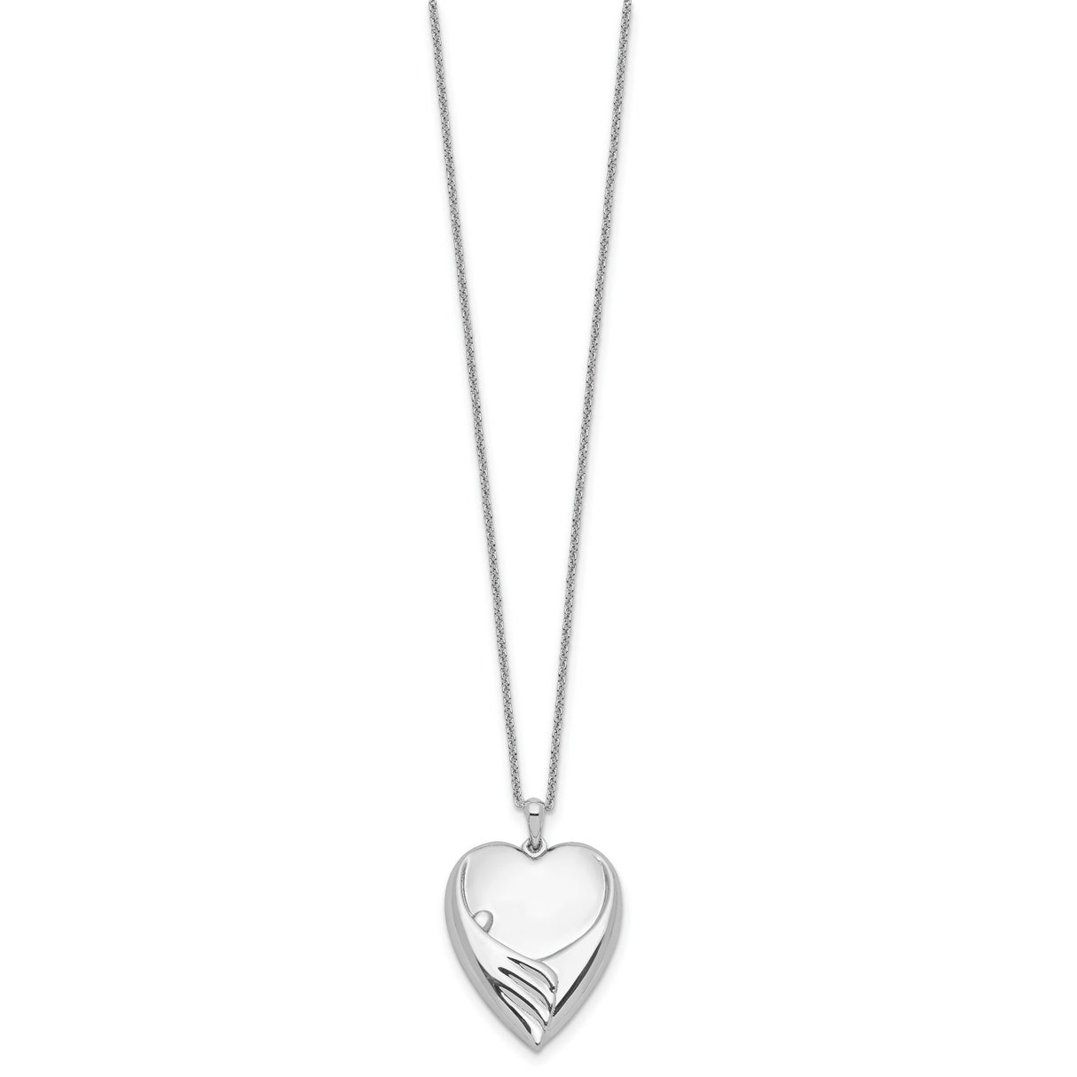 Forever My Baby 18 Inch Necklace Charm Pendant in Real 925 Sterling Silver