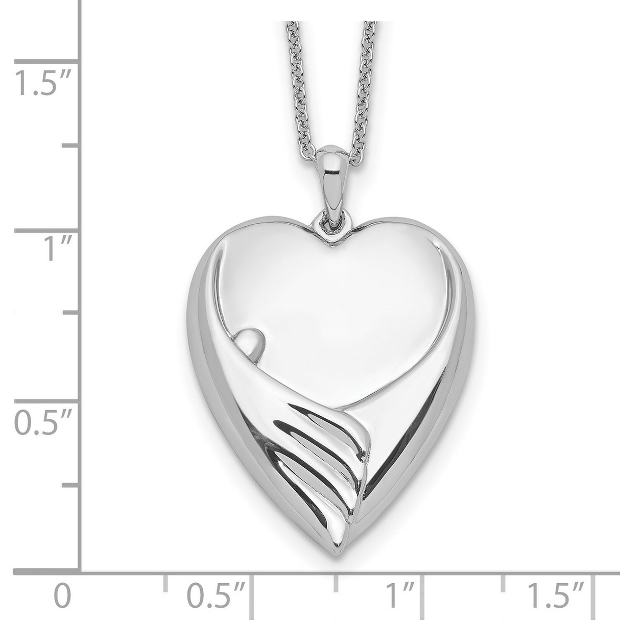 Forever My Baby 18 Inch Necklace Charm Pendant in Real 925 Sterling Silver
