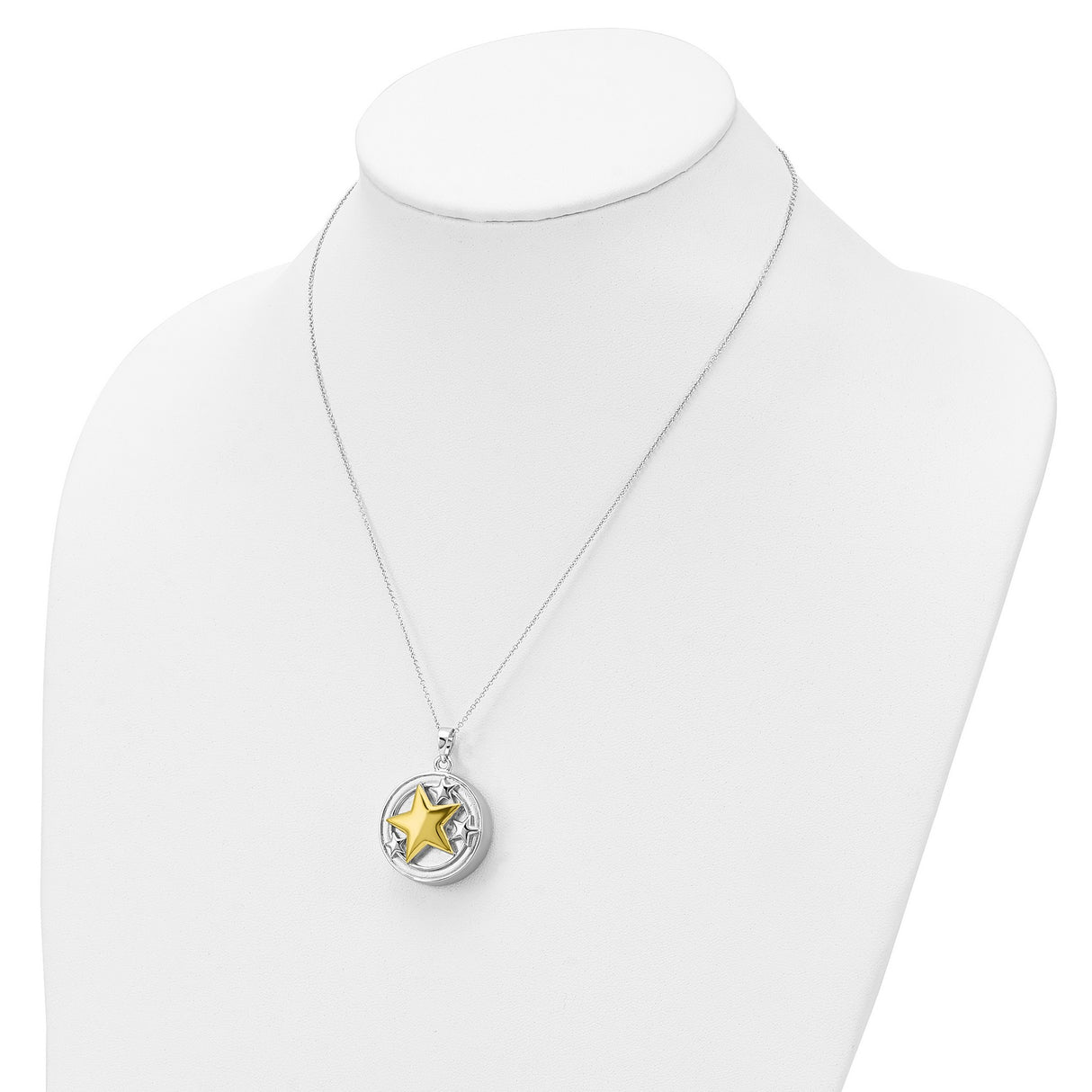 Your Brightest Star Ash Holder 18 Inch Necklace Charm Pendant in Real 925 Sterling Silver