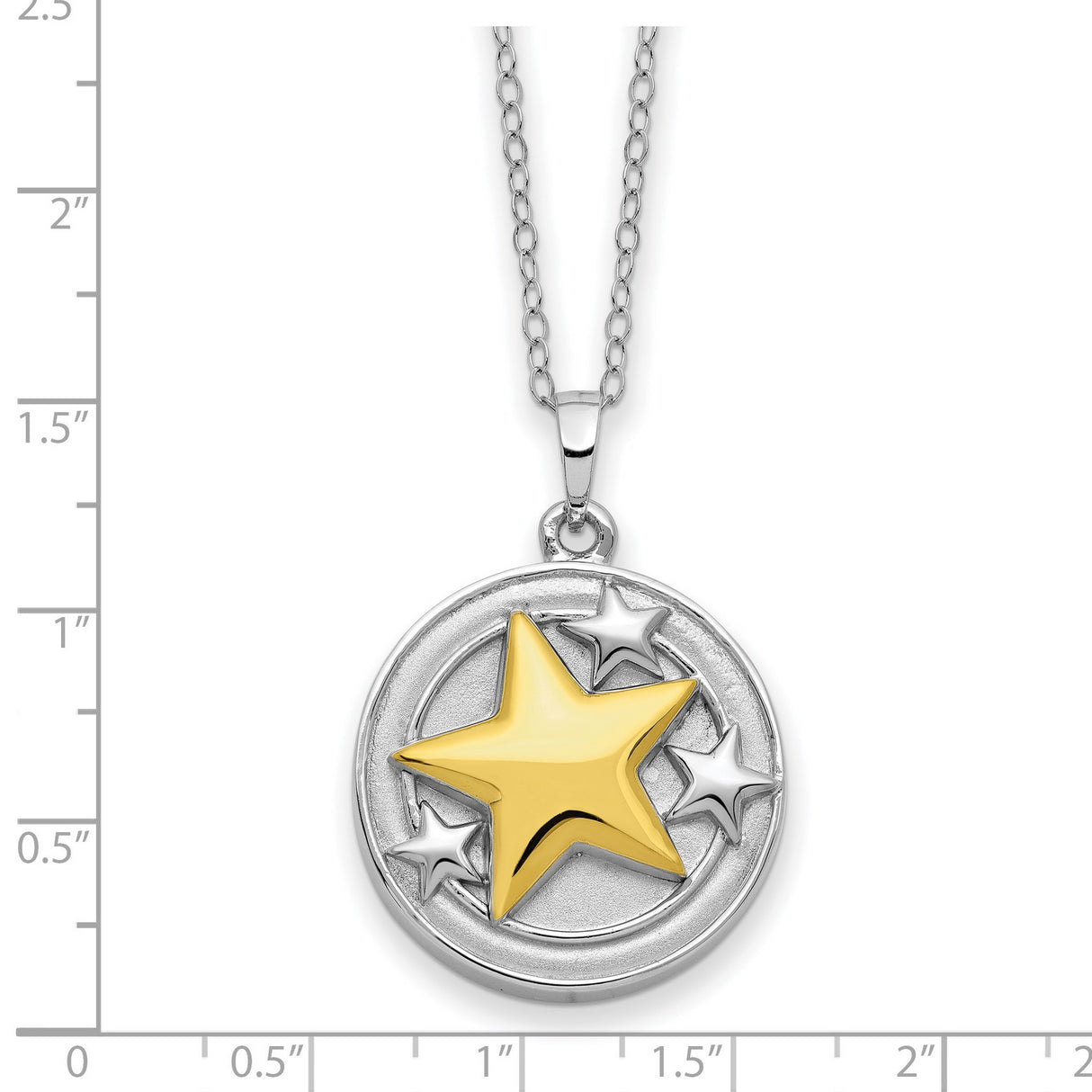 Your Brightest Star Ash Holder 18 Inch Necklace Charm Pendant in Real 925 Sterling Silver