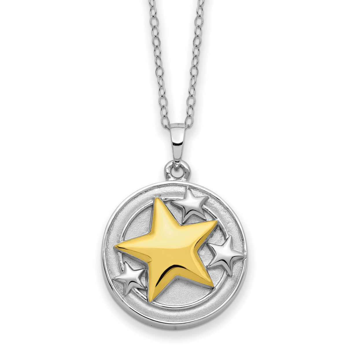 Your Brightest Star Ash Holder 18 Inch Necklace Charm Pendant in Real 925 Sterling Silver