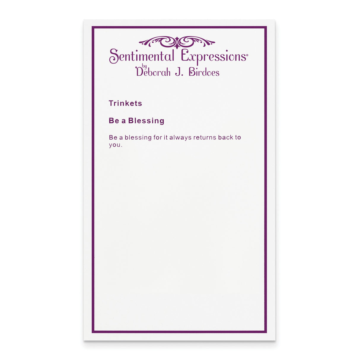 CZ Be A Blessing 14in. Necklace with 2in. ext Charm Pendant in Real 925 Sterling Silver