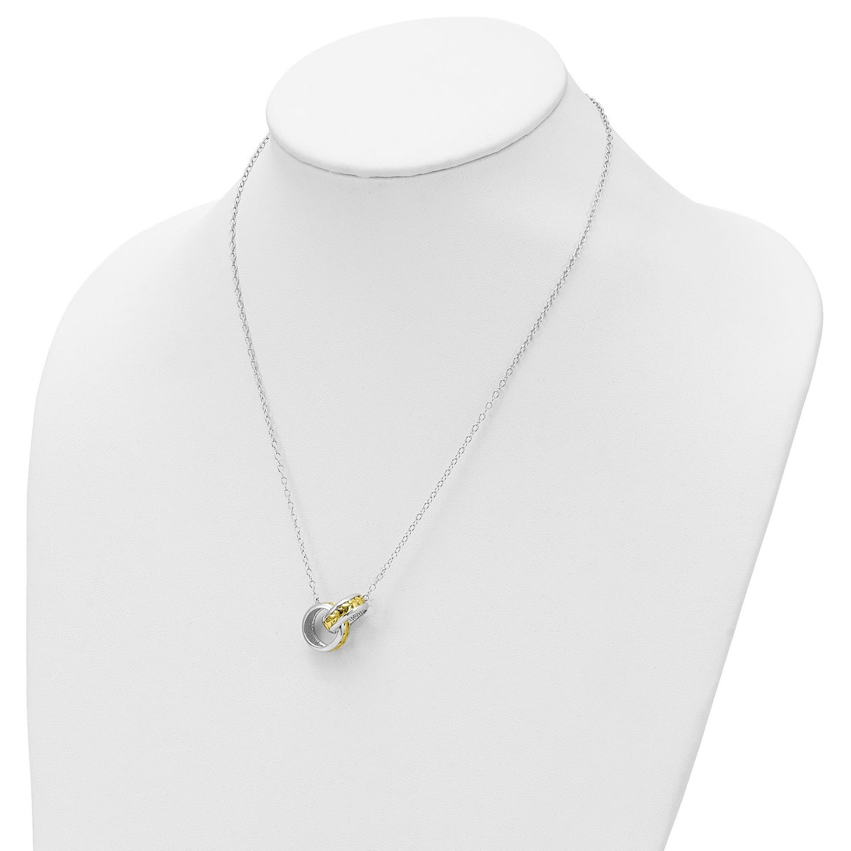 Always Together 18 inch Necklace Charm Pendant in Real 925 Sterling Silver