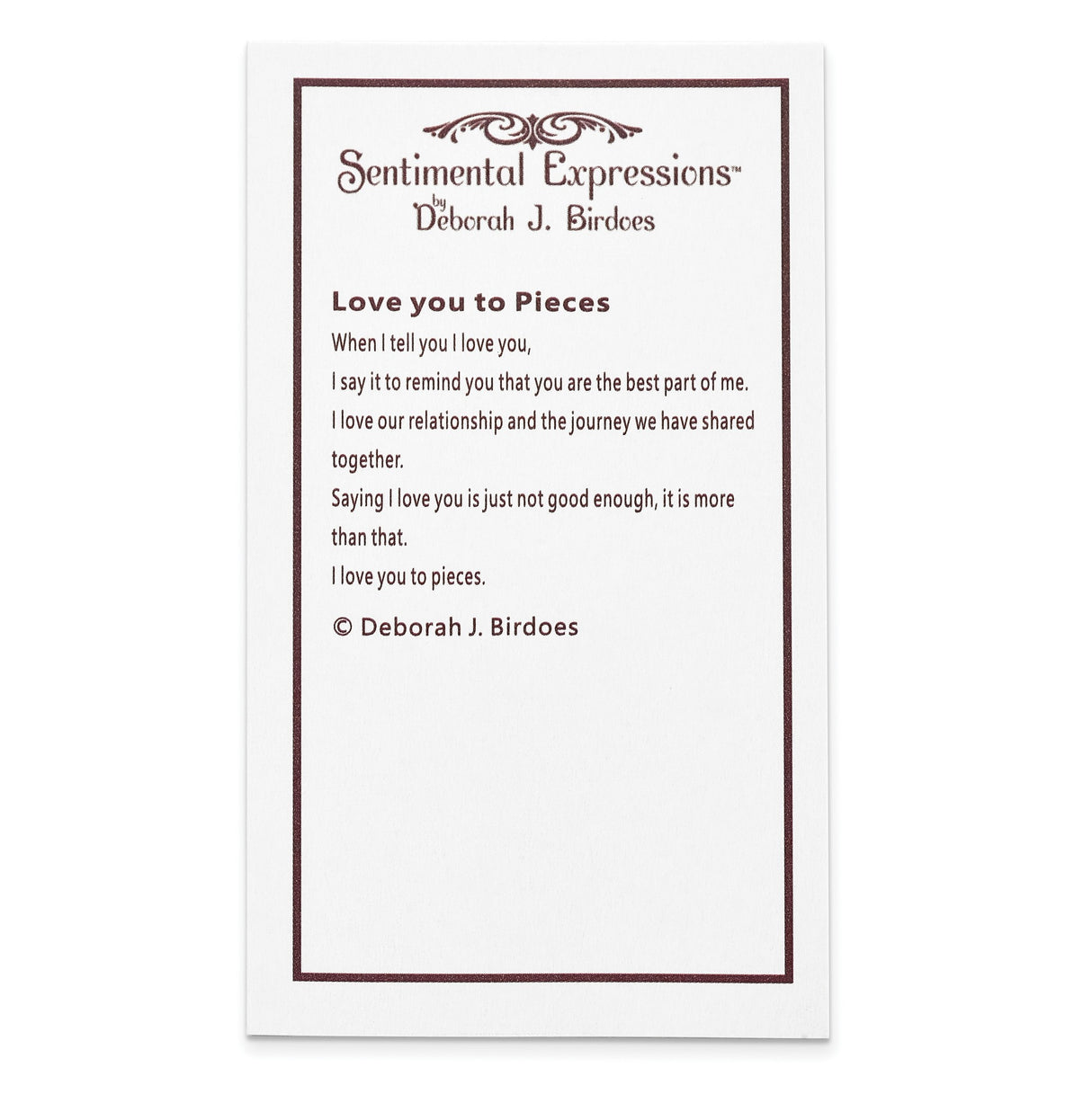 CZ Antiqued Love You To Pieces 18 inch Necklace Charm Pendant in Real 925 Sterling Silver