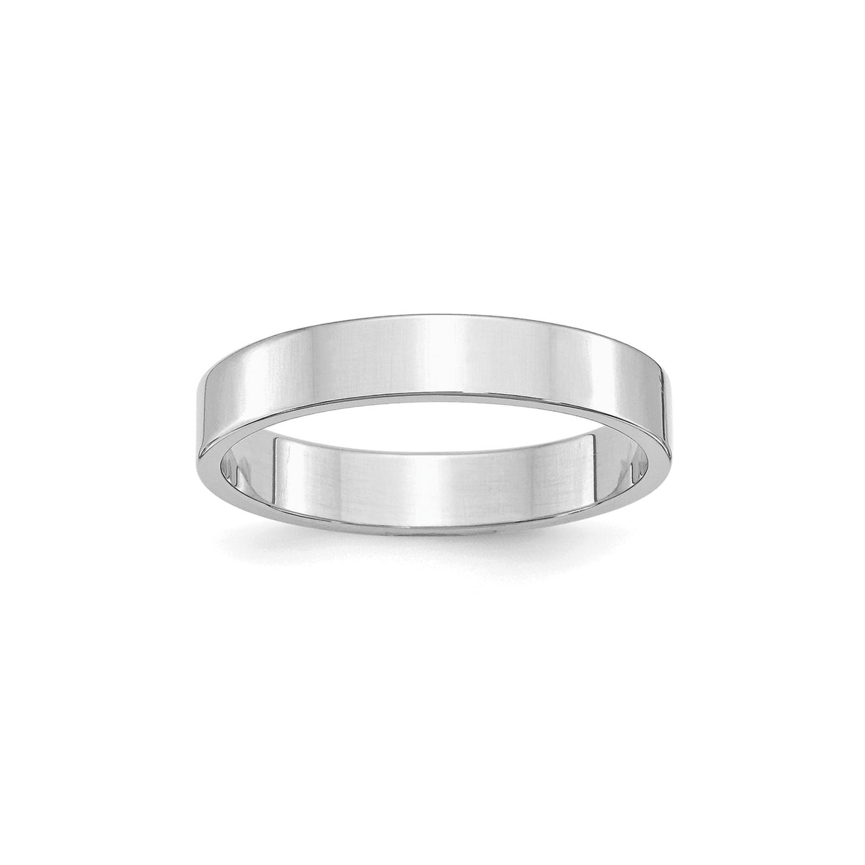 Sterling Silver Flat wedding band ring
