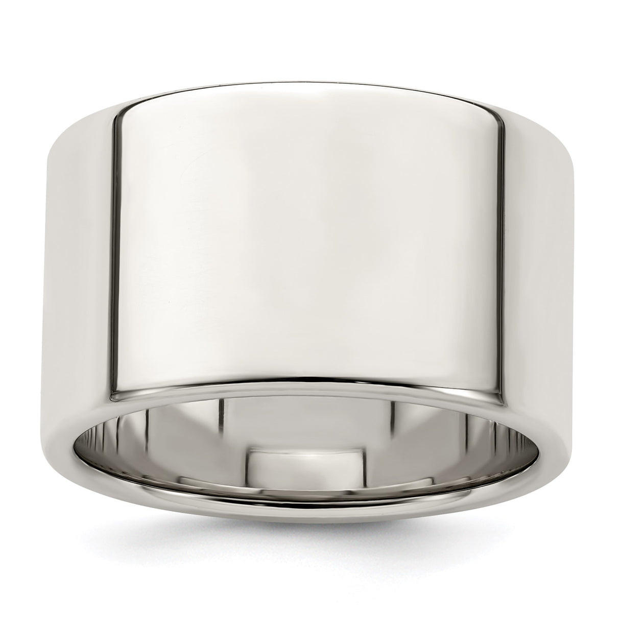 Sterling Silver Flat, Lightweight wedding band ring