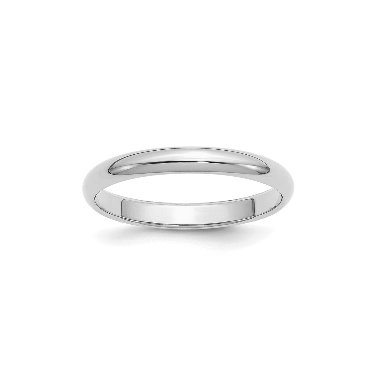 Sterling Silver Domed wedding band ring