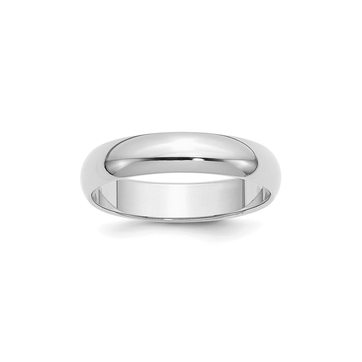 Sterling Silver Domed wedding band ring