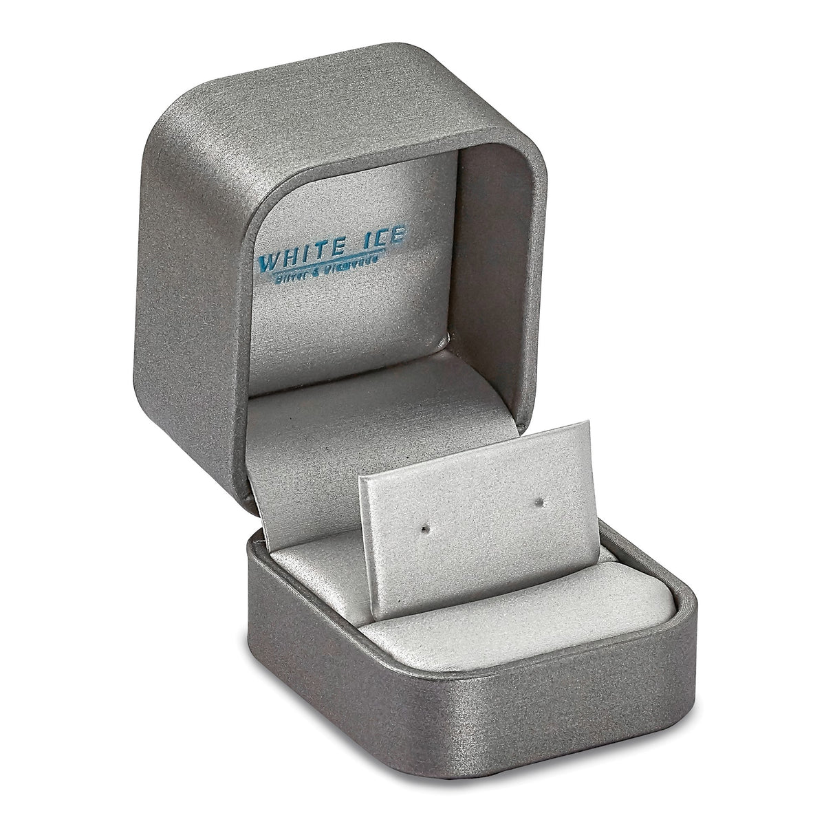 Sterling Silver Heart Stud Earrings with Diamond Accent, Dainty Minimalist Design for Women