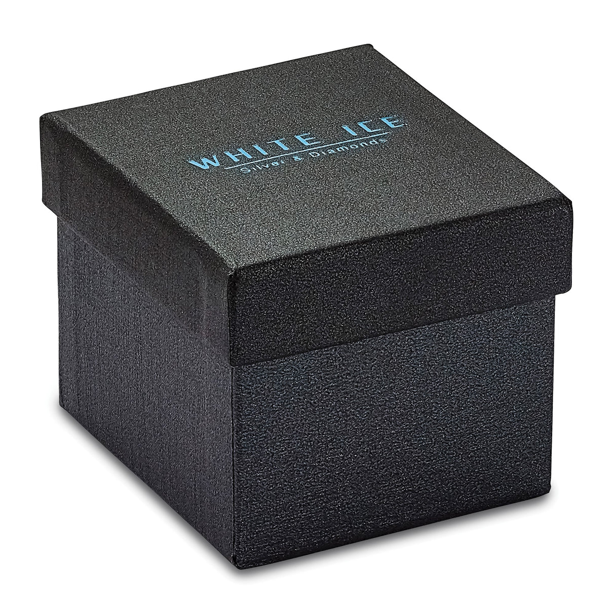 Sterling Silver Stud Earrings with Diamond in Four-Prong Setting, Minimalist Round Design