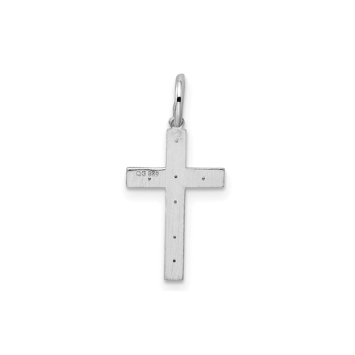 Sterling Silver Cross Pendant with Latin Cross and Ichthys Symbol for Men and Women