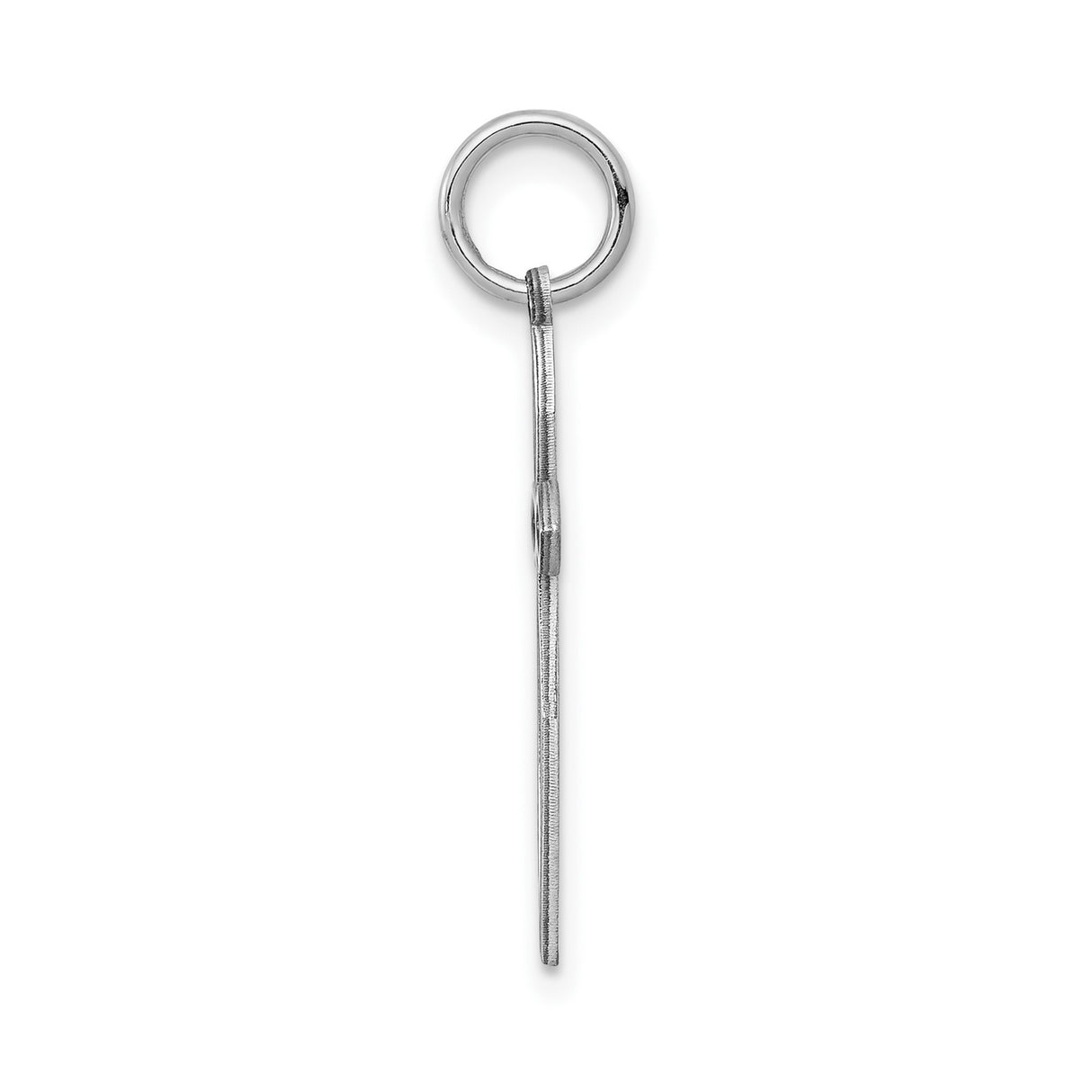 Sterling Silver Cross Pendant with Open Floral Design for Men and Women