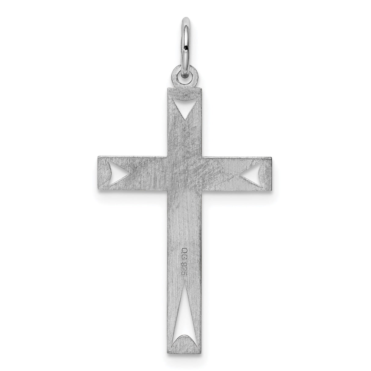Sterling Silver Faith Pendant with Latin Cross Ichthys Charm for Men and Women