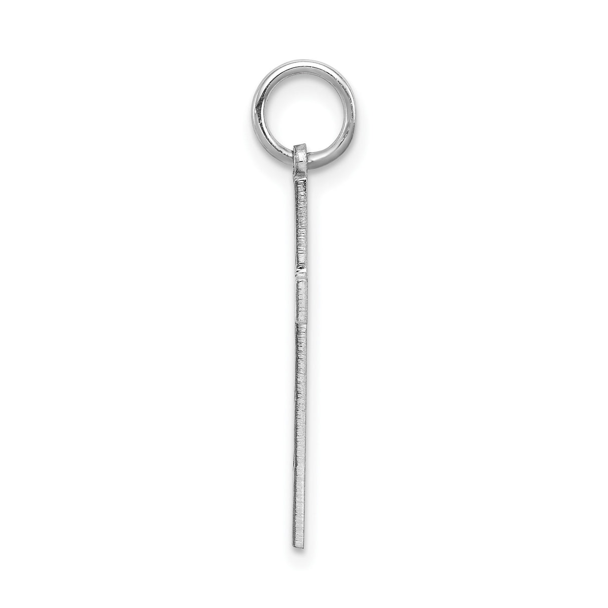 Sterling Silver Latin Cross Pendant with Heart Accents, Religious Charm for Men and Women