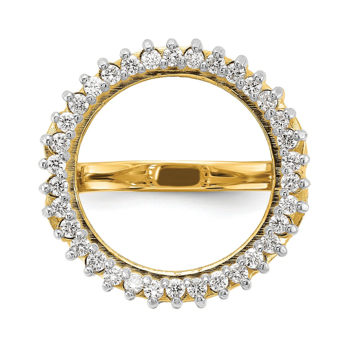 13 mm 14k Yellow Gold coin bezel for 13 mm Coin — additional image