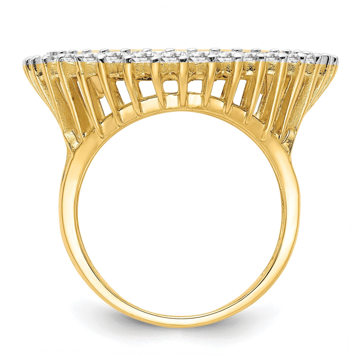 19 mm 14k Yellow Gold coin bezel for 19 mm Coin — alternate view