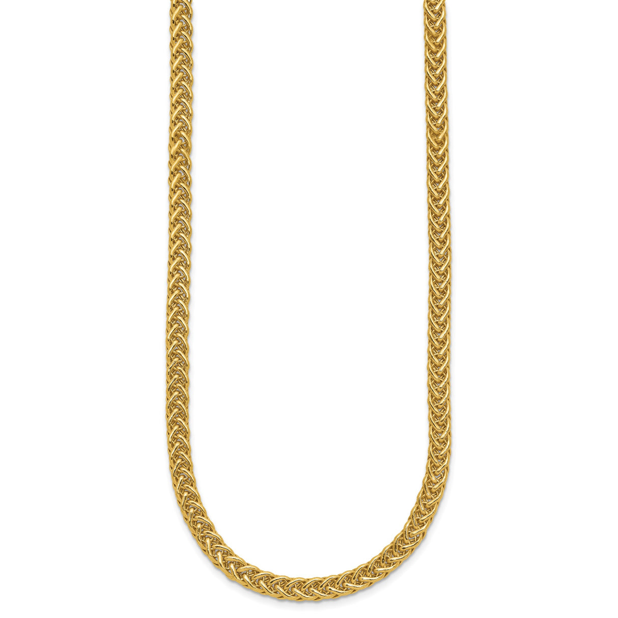14K Yellow Gold 4.3 mm Polished Chain Necklace