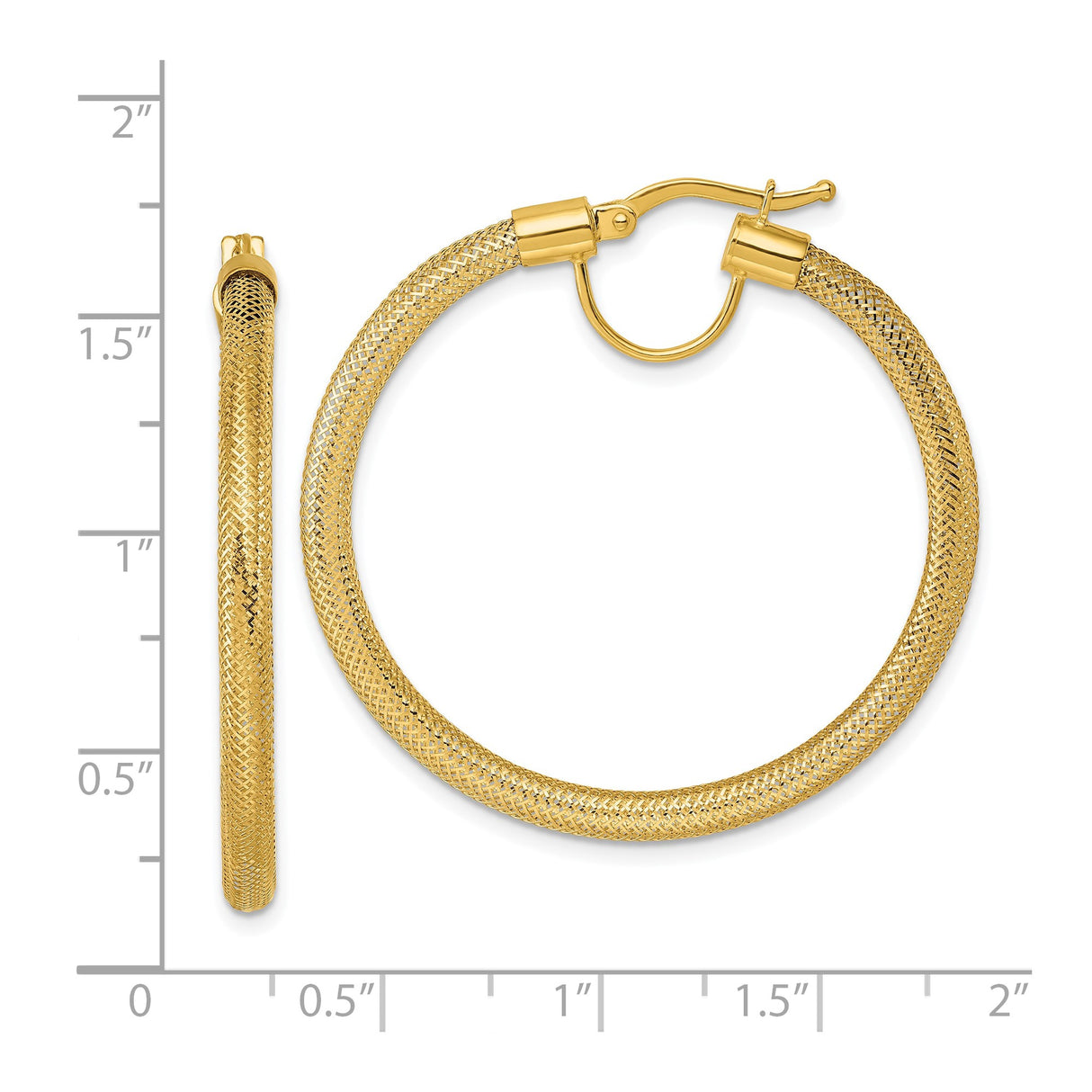 14k Yellow Gold Mesh Bracelet, Woven Textured Design, Flexible Statement Jewelry for Women