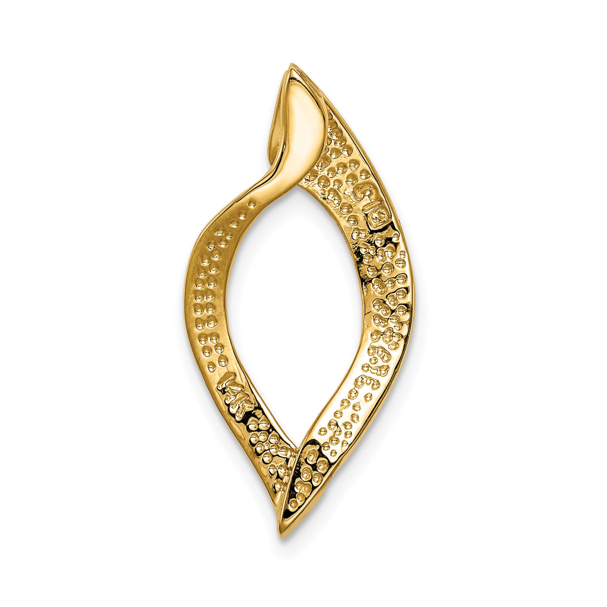 14k Yellow Gold Ichthys Pendant, Christian Fish Symbol, Minimalist Religious Jewelry for Women and Unisex