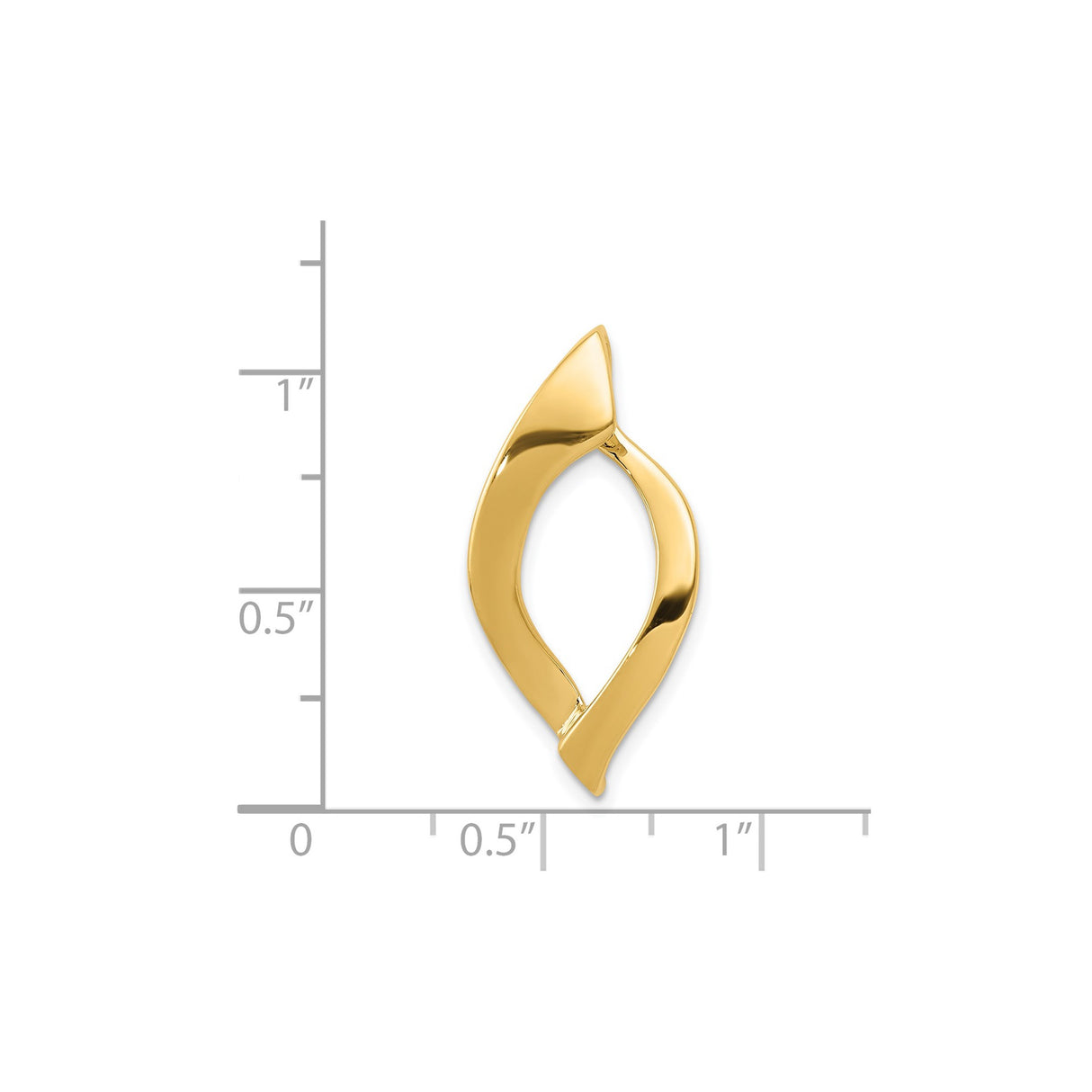 14k Yellow Gold Ichthys Pendant, Christian Fish Symbol, Minimalist Religious Jewelry for Women and Unisex