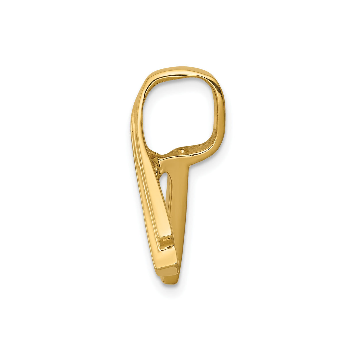 14k Yellow Gold X Pendant with Modern Sleek Crossed Bars Design, Minimalist Unisex Jewelry