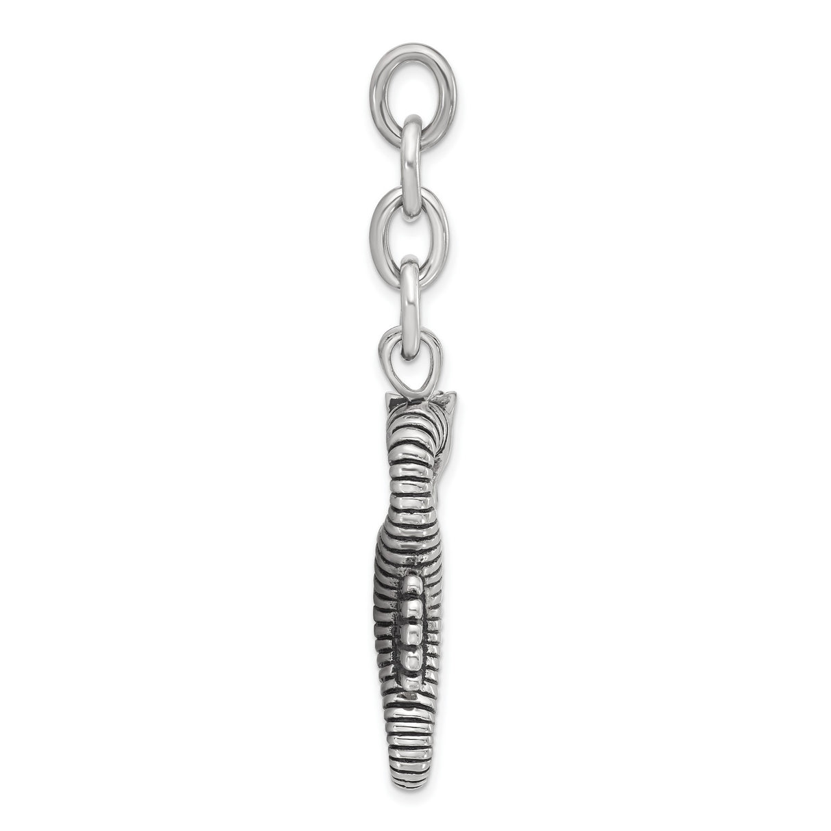 Interchangeable Seahorse Charm Pendant in Real 316 Stainless Steel