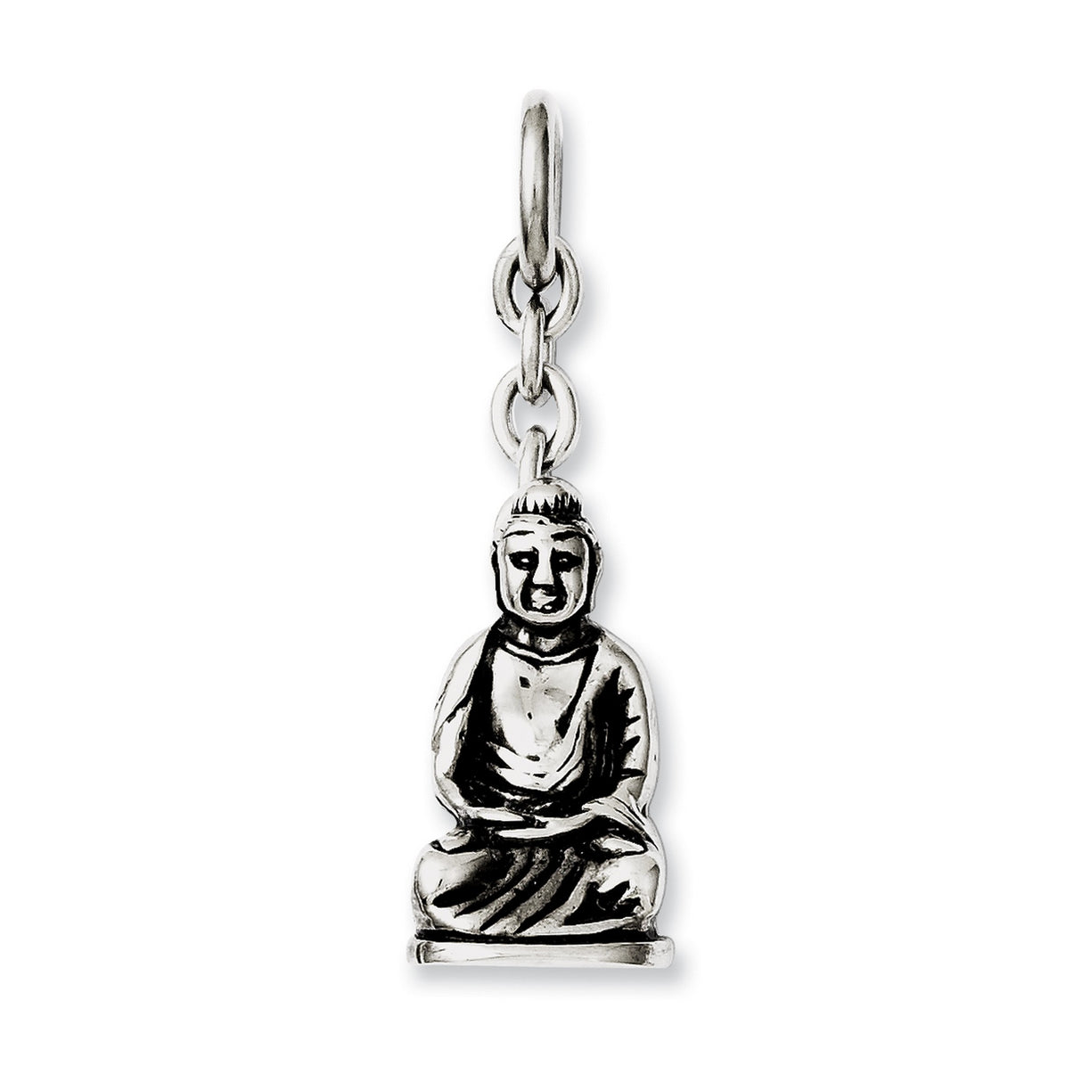 Buddha Interchangeable Charm Pendant in 316 Stainless Steel