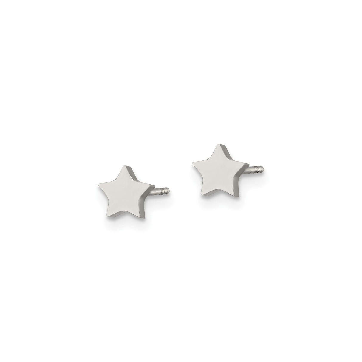 Stainless Steel Star Stud Earrings, Modern Minimalist Celestial Design for Women and Unisex Wear