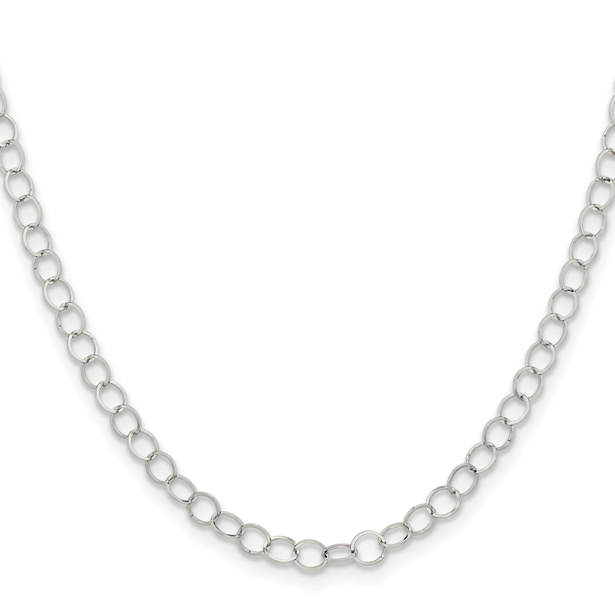 Stainless Steel 5 mm Polished Chain Necklace