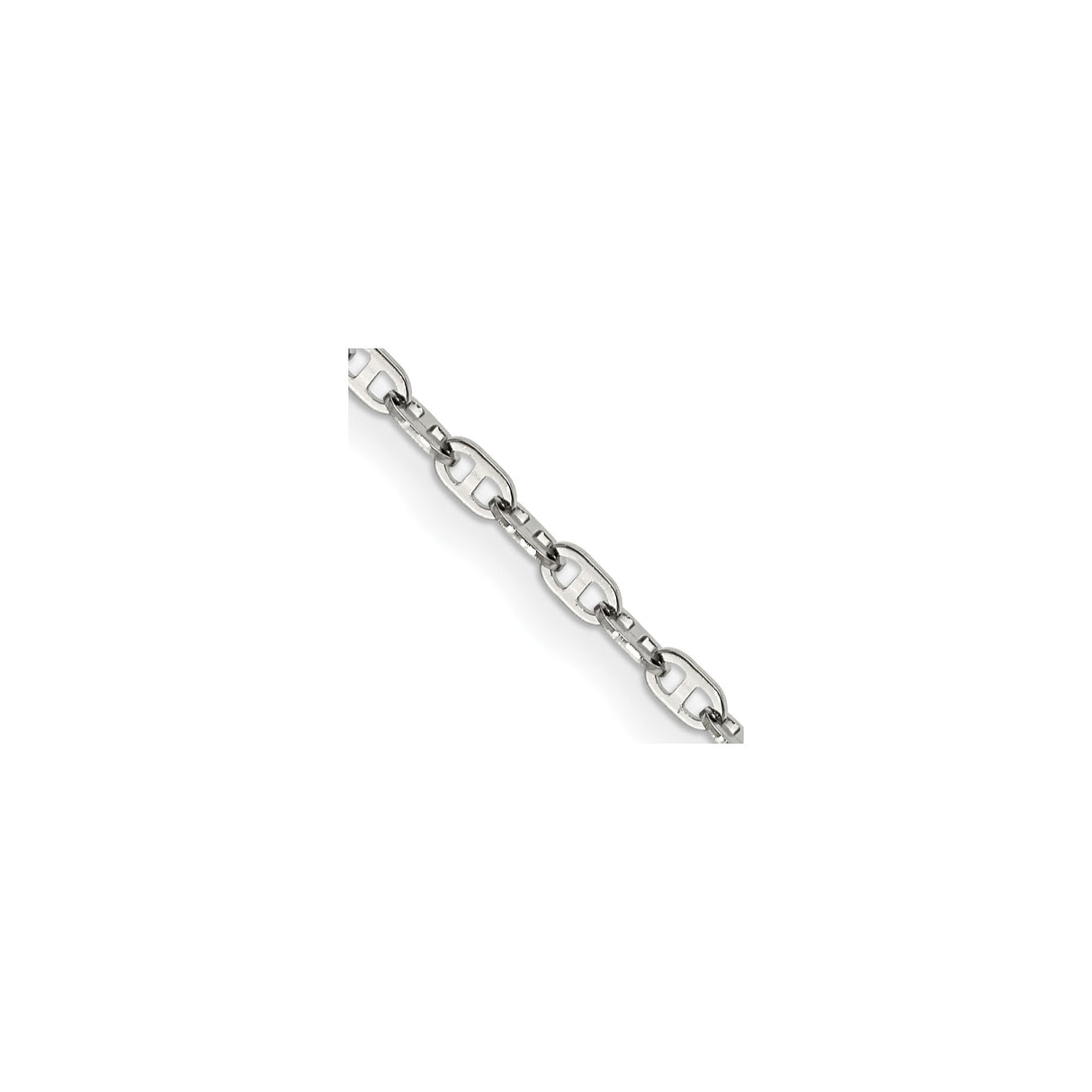 Stainless Steel 2.75 mm Polished Chain Necklace detail view