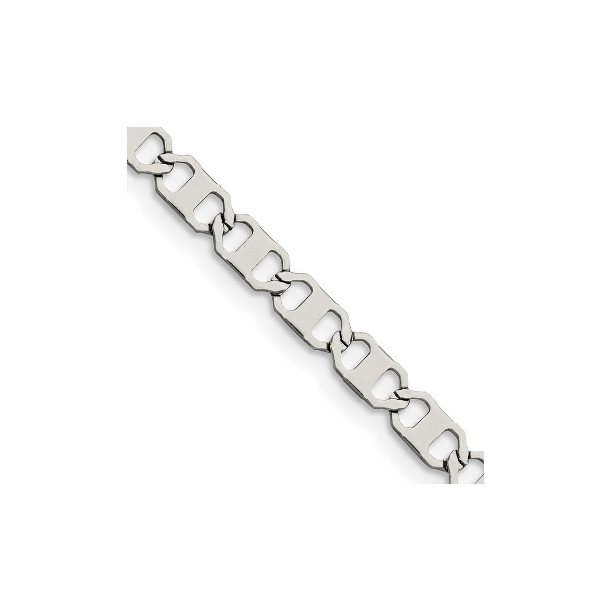 Stainless Steel 5 mm Polished Chain Necklace shown for scale