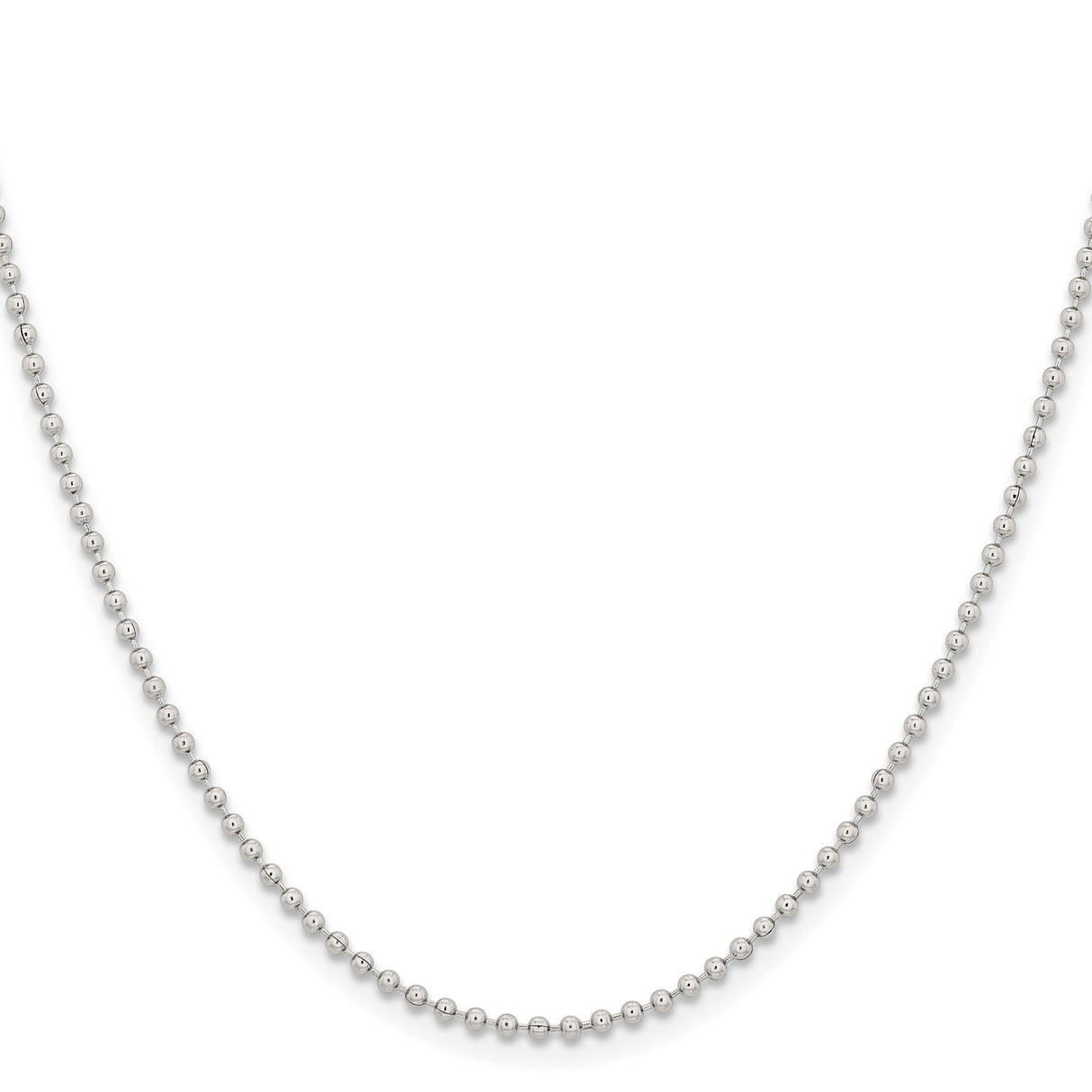 Stainless Steel 2 mm Polished Chain Necklace
