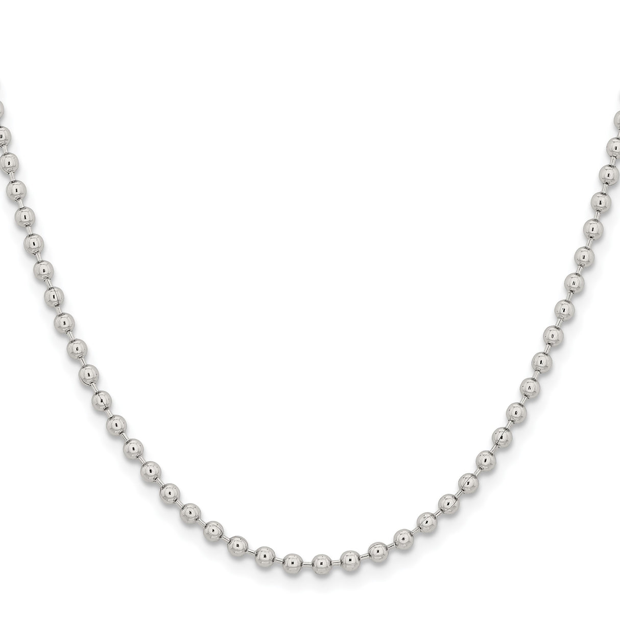 Stainless Steel 3 mm Polished Chain Necklace