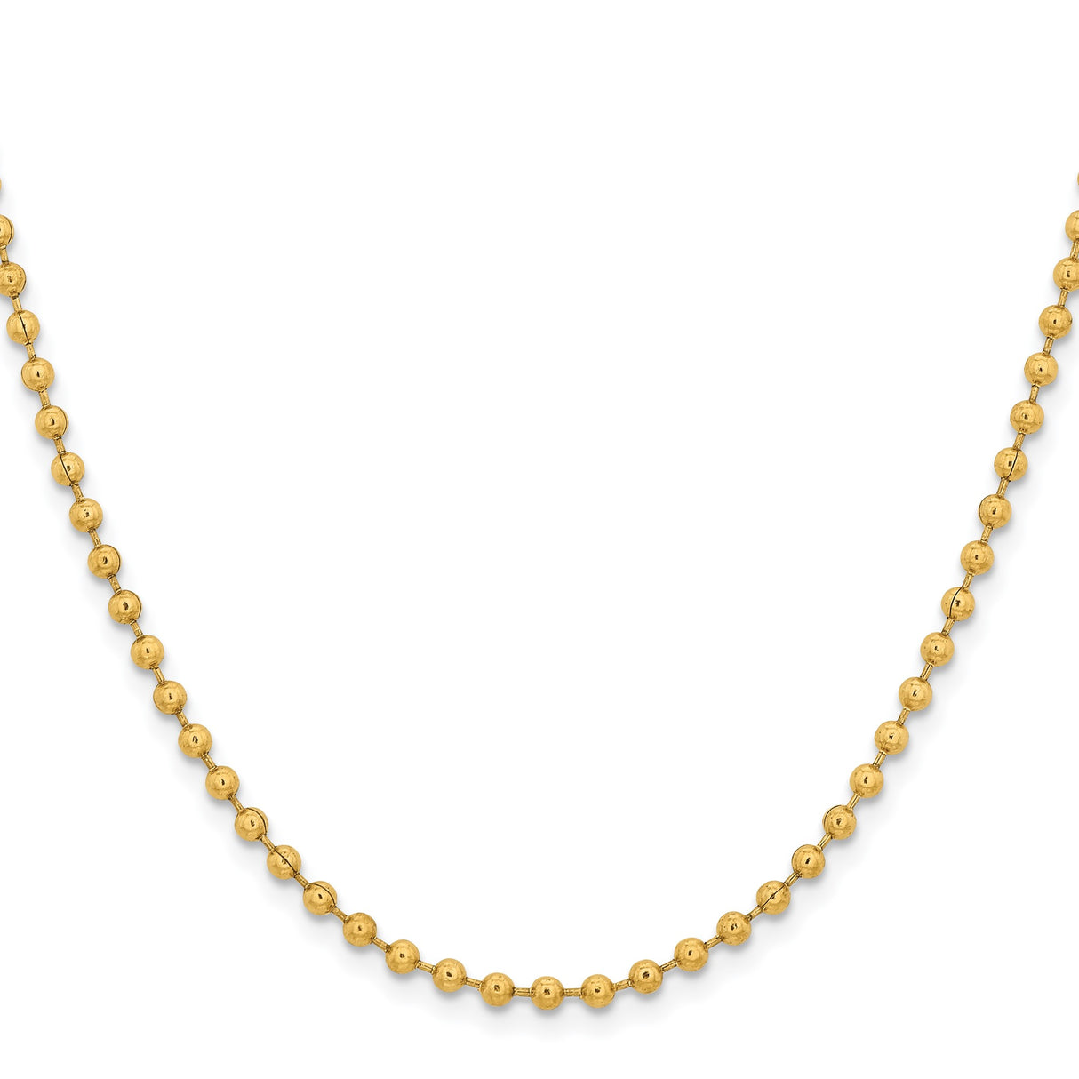 Stainless Steel 3 mm Polished Chain Necklace