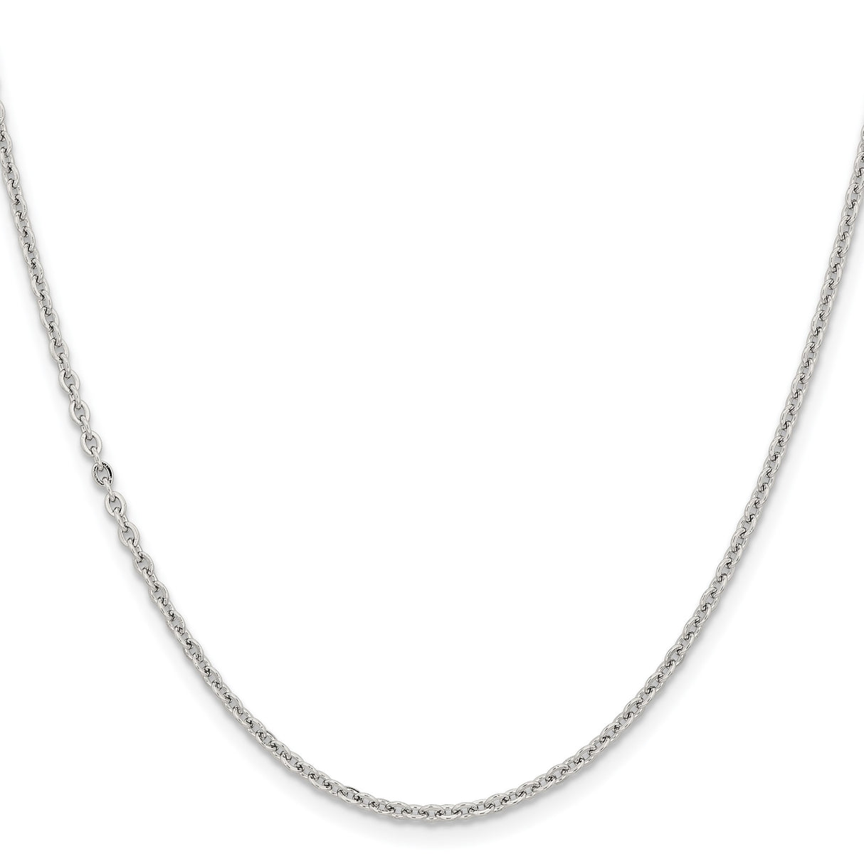 Stainless Steel 2.3 mm Polished Chain Necklace