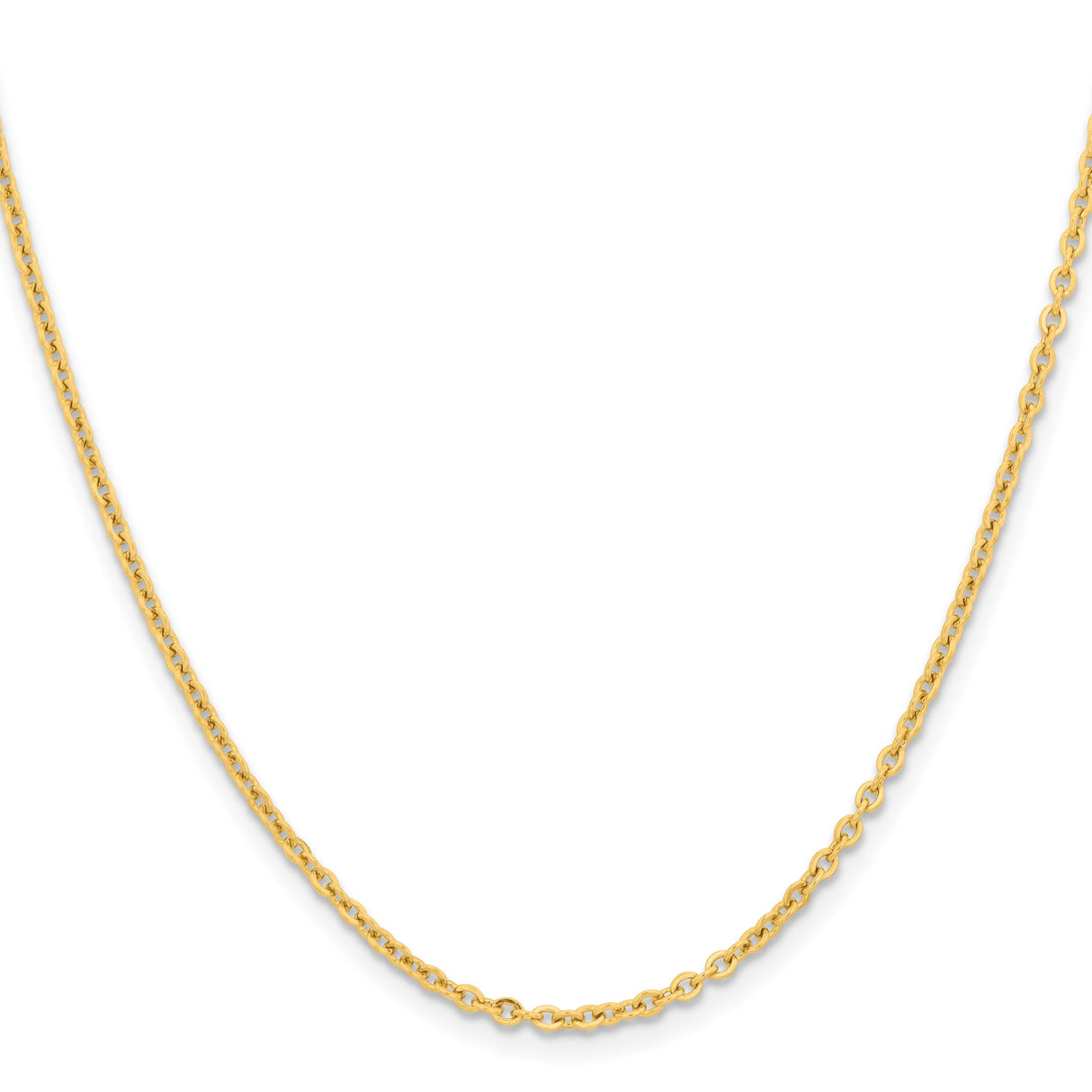 Stainless Steel 2.3 mm Polished Chain Necklace