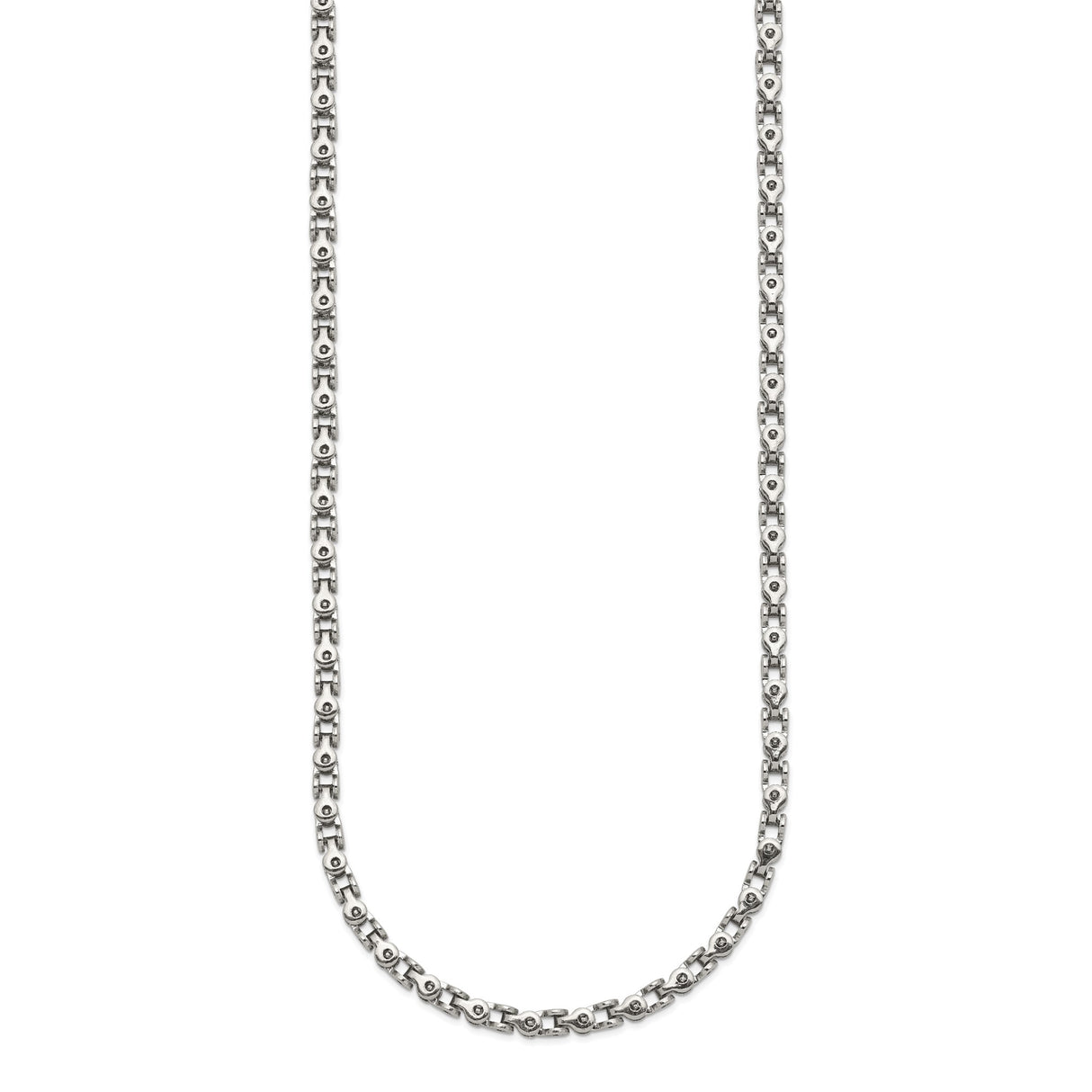 Stainless Steel 3.15 mm Polished Chain Necklace, Solid