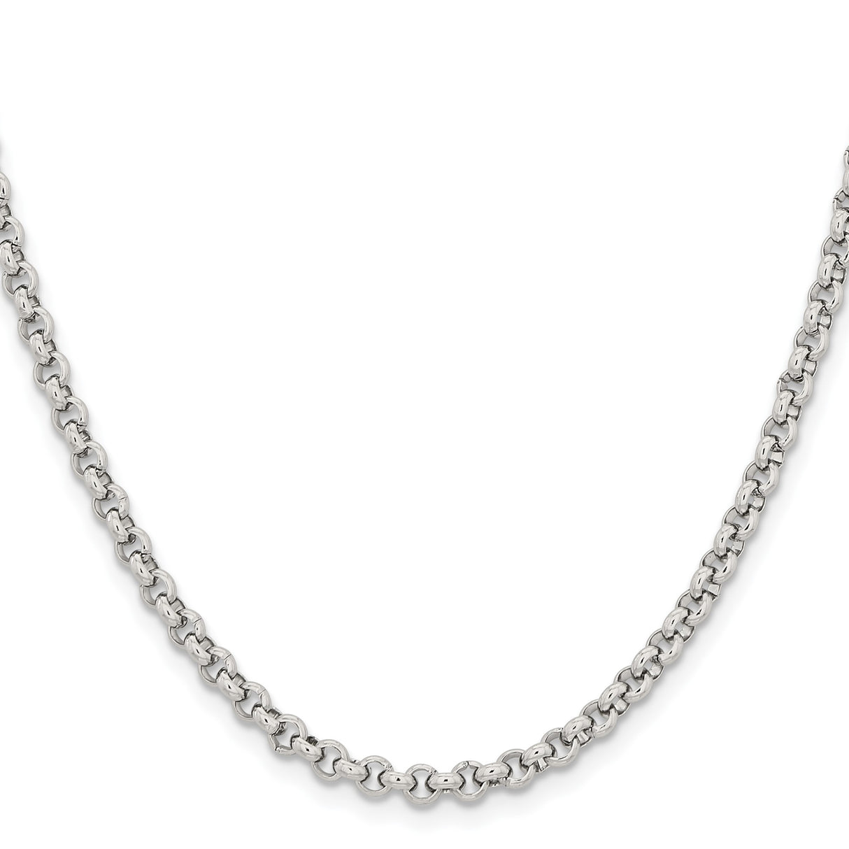 Stainless Steel 3.9 mm Polished Chain Necklace
