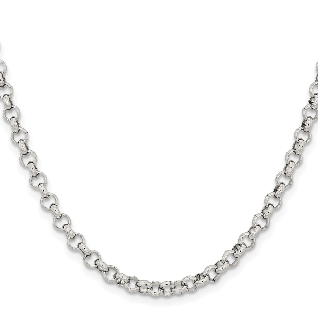 Stainless Steel 4.6 mm Polished Chain Necklace