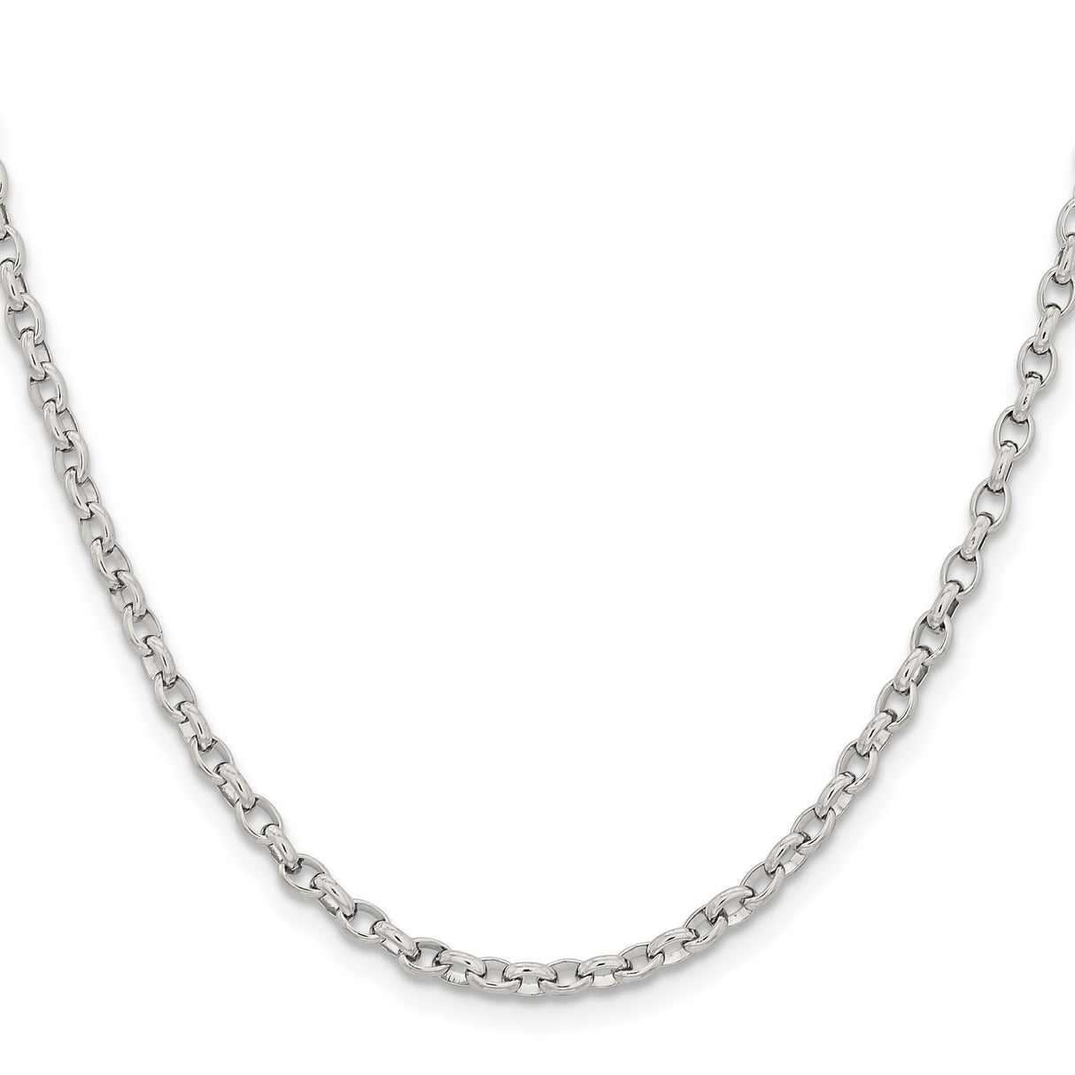 Stainless Steel 3.2 mm Polished Chain Necklace