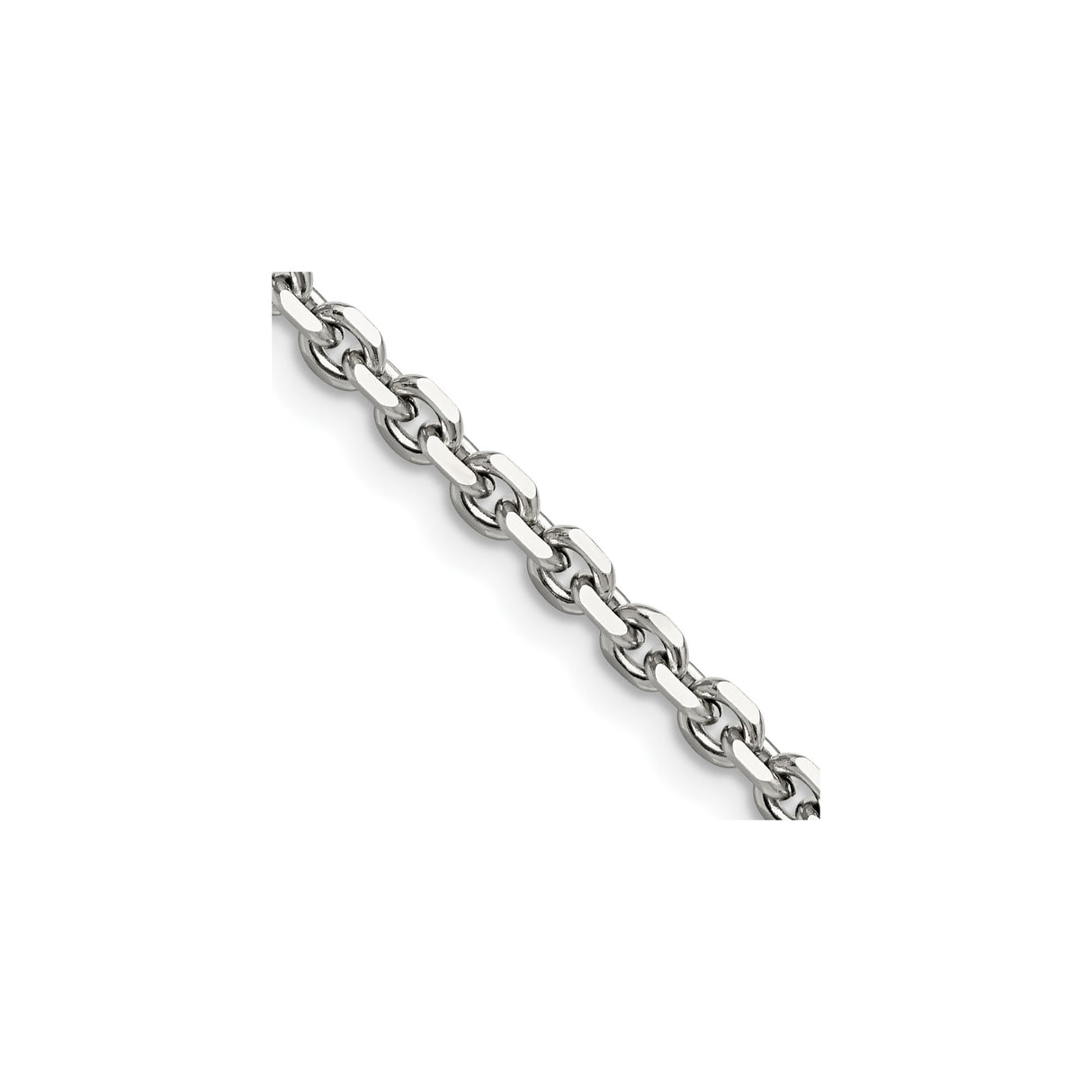 Stainless Steel 4.3 mm Polished Chain Necklace detail view