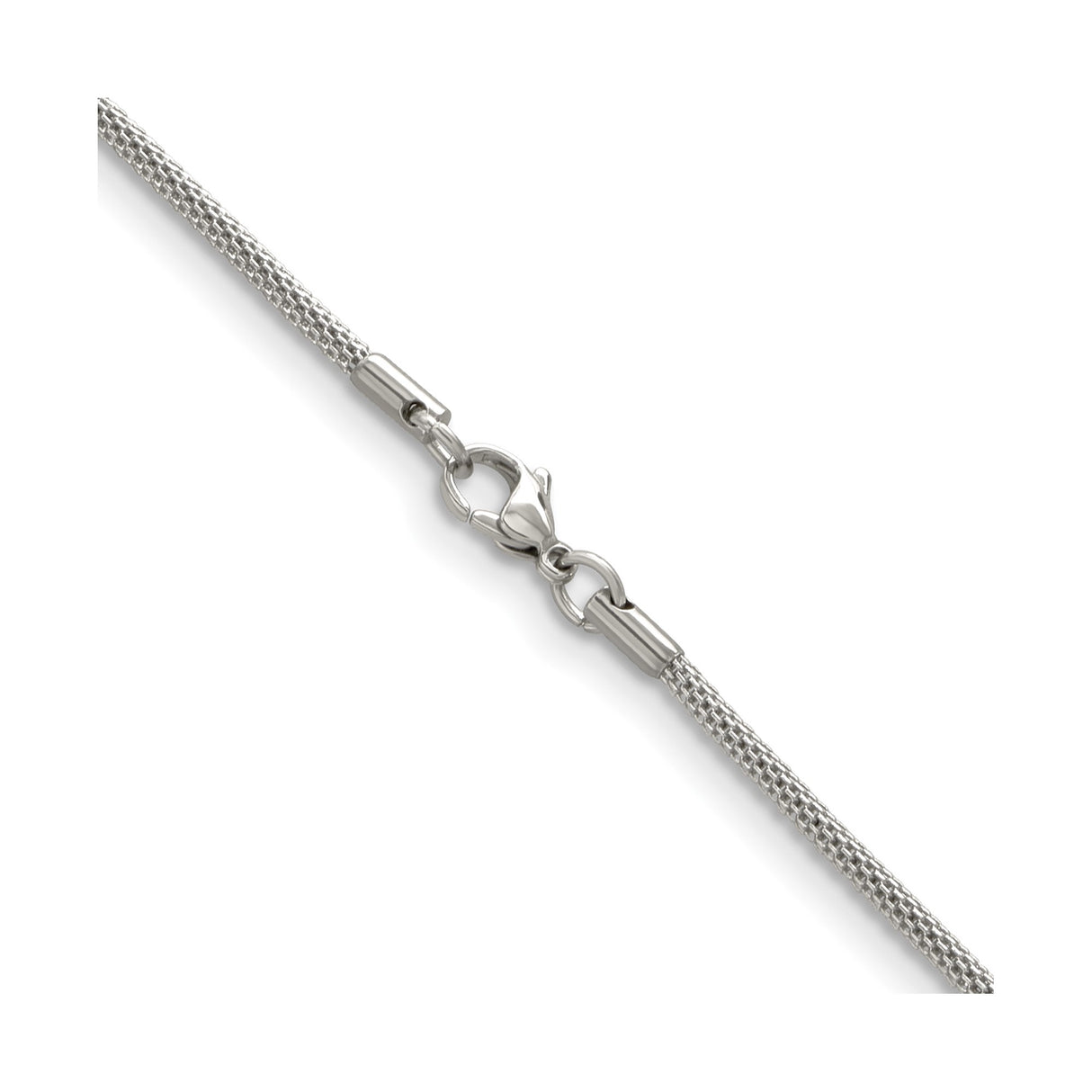 Stainless Steel 2.5 mm Polished Chain Necklace alternate angle