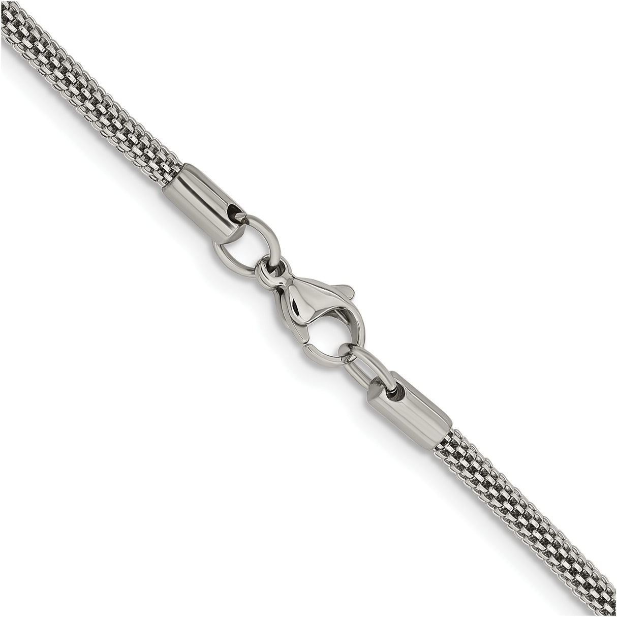 Stainless Steel 3.2 mm Polished Chain Necklace alternate angle