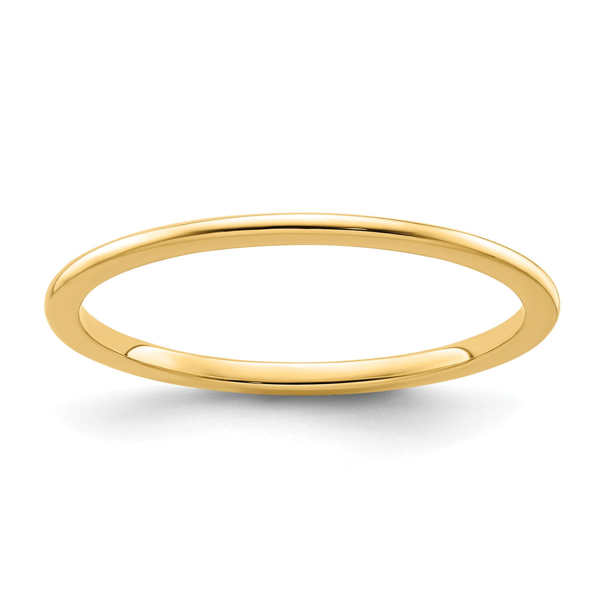 14k Yellow Gold Domed wedding band ring