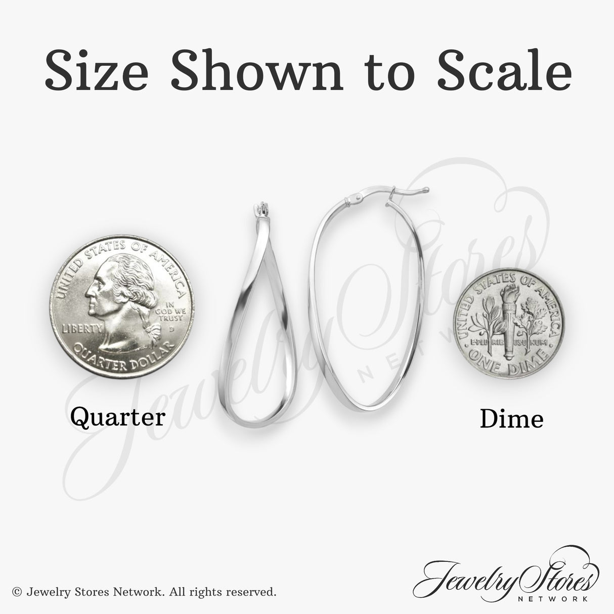 14k White Gold Twisted Teardrop Hoop Earrings, Polished Modern Minimalist Design for Women