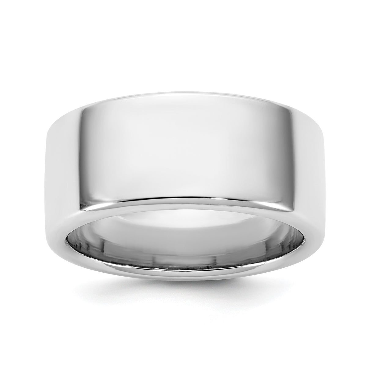 14k White Gold Comfort Fit wedding band ring