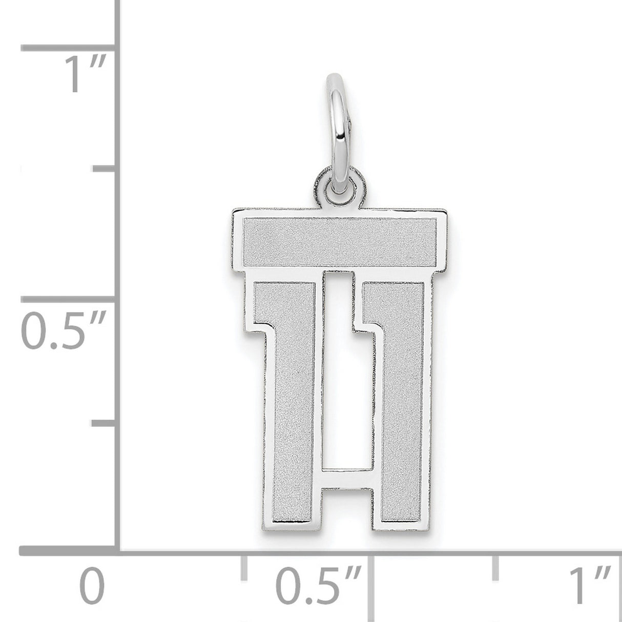 14k White Gold Chai Pendant, Minimalist Jewish Faith Charm for Women or Unisex Wear