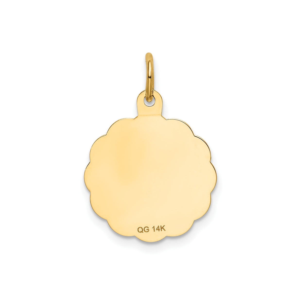 14k Yellow Gold Graduation Day Pendant with Cap and Diploma Design